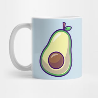 Avocado Fruit Cartoon Mug